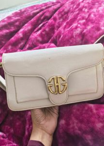 Elegant Cream Crossbody Bag