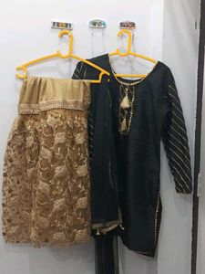 Black &amp; Gold Kurti