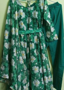 New/Unused Organza Gown Set