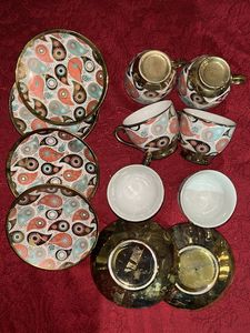 Paisley Tea Cup Set Of 6