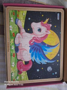 New Unicorn Jigsaw Puzzle (Wooden)