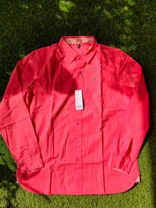 Pink Casual Shirt United Colors Of Benetton