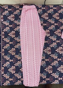 Pink Printed Kurta