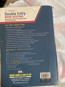 TS Grewal Class 12 Account Book