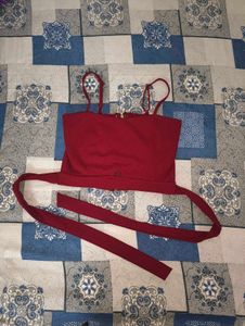 ❤️‍🔥Woman Strappy Crop Top with Trousers❤️‍🔥