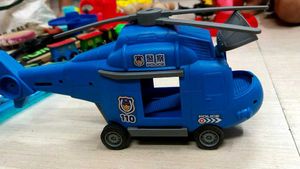Blue Toy Helicopter