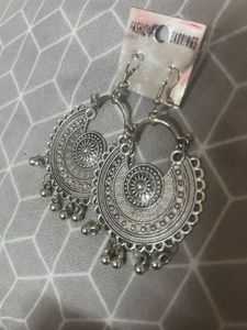 Silver Fashion Earrings