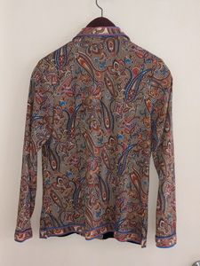 Full Sleeves Multicolored  Shirt With Diamond Work