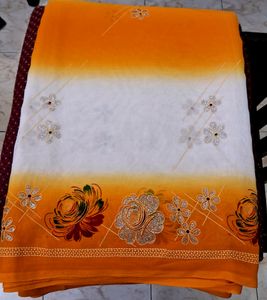 Tri Colour Saree
