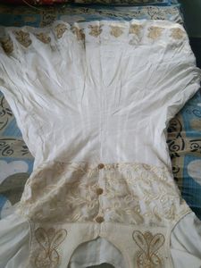 Gown With Shawl And Pant