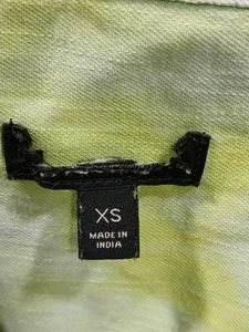 Lime Green Tie-Dye Button-Up