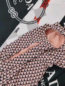 Pink Patterned Dress