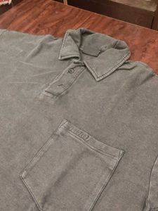 Oversized Black Faded Heavy Weight