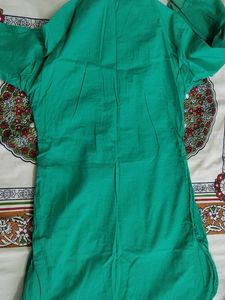 Green Button-Down Tunic