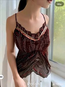 New With Tag Korean Half Laces Brown Top