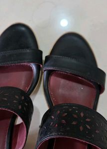 Senorita Black Heels