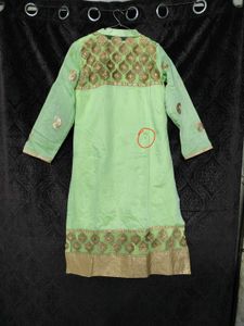 Green Embroidered Salwar Kameez