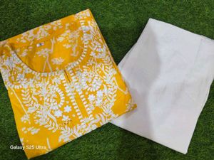 Yellow Kurti Set