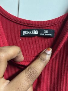 Red Bodycon Maxi Dress