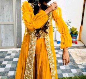 Haldi Special Yellow Outfit