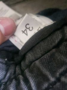 Stylish Grey Denim Joggers