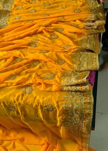 Heavy Yellow Saree
