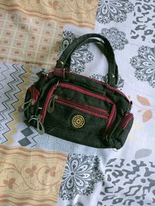 little vintage denim hand Bag