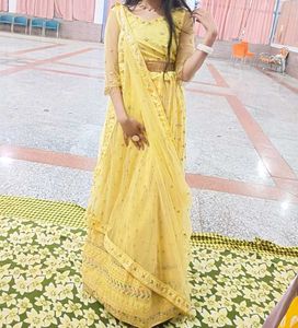 I Want to Sell Because Have Two Yellow Lehenga
