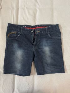 Denim Jean Shorts - Casual Blue Wash