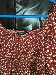 Floral Print Mini Dress