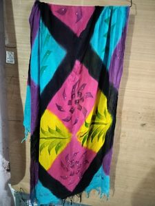 Stall Or Dupatta Colourful With Stones