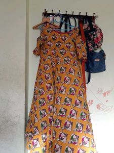 Vintage novelty print dress