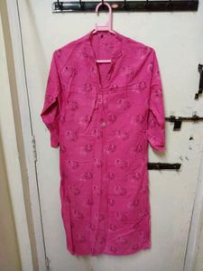 Bright 🌞 Pink Kurta