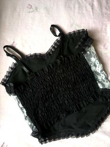 Lace Bustier Top