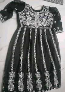 Elegant Black Ethnic Gown