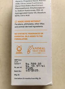 Plum Alpha Arbutin Face Serum