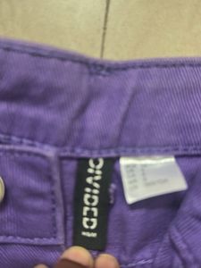 Purple Flared Jeans