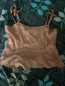 Cute Gingham Cami Top