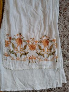 Yellow As White kurti Set