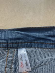 Denim Button-Down Skirt