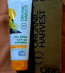 Organic Harvest Face Wash &amp; Sunscreen
