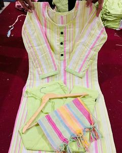 Women Kurti With Dupatta Set