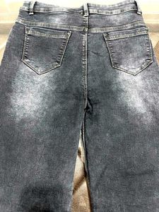 Wide Leg Denim Jeans