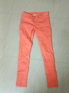 Coral Skinny Jeans