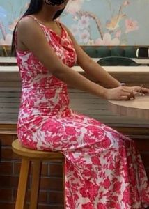 Floral Print Slip Dress