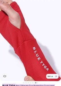 Sunscreen Jacket , red color