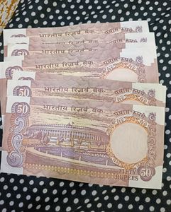 50 Ruppee Old Note Set Of 8