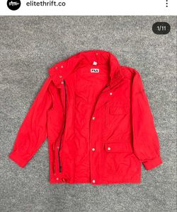 Red Fila Jacket