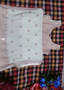 Mint Green Chiffon Top
