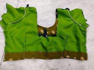 Green Colour Formal Blouse